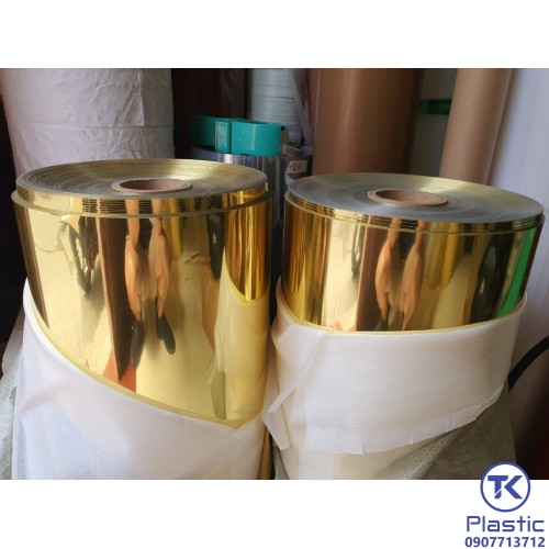 Màng PVC Cứng (Màu Nhũ Vàng)
