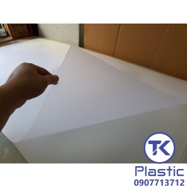 Tấm nhựa PP 2 mặt nhám mờ, xuyên đèn chất lượng cao - giá rẻ