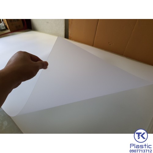 Tấm nhựa PP 2 mặt nhám mờ, xuyên đèn chất lượng cao - giá rẻ