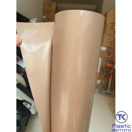 Vải Teflon chịu nhiệt độ cao (Màu nâu) chất lượng cao - giá rẻ